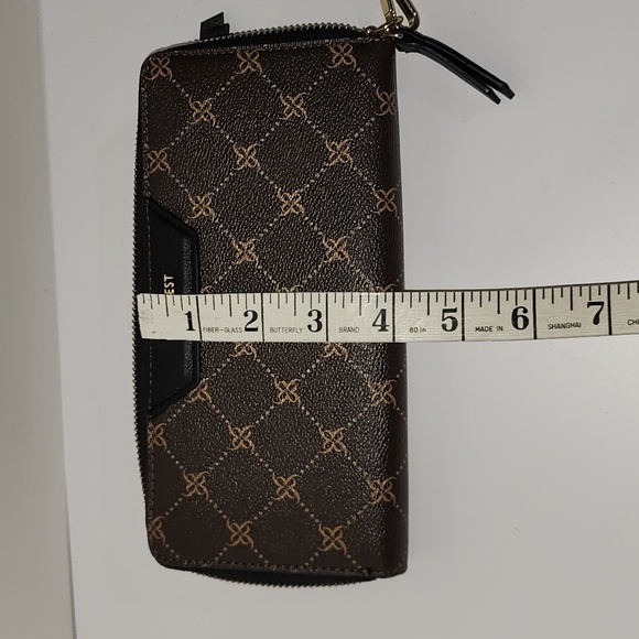 Nine West Black and Brown Patterned Wallet - Picture 7 of 8